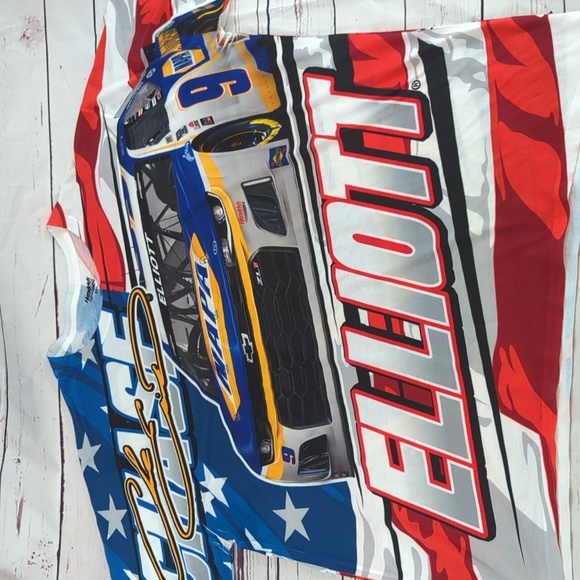Hendrick Motorsports t-shirt, Elliot Chase 9 NASCAR, all over print, men's 3XL - Picture 2 of 16